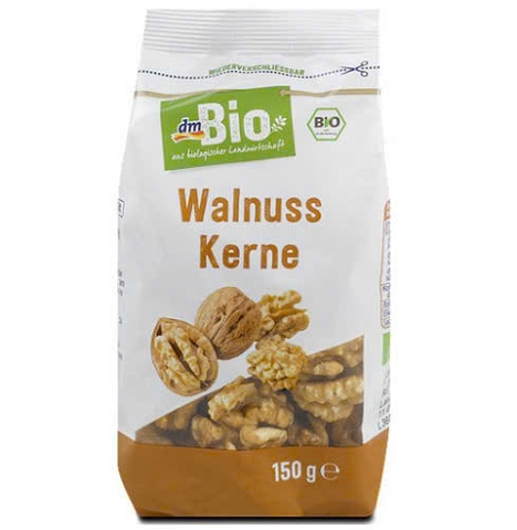 Hạt óc chó Bio Walnusskerne 150g