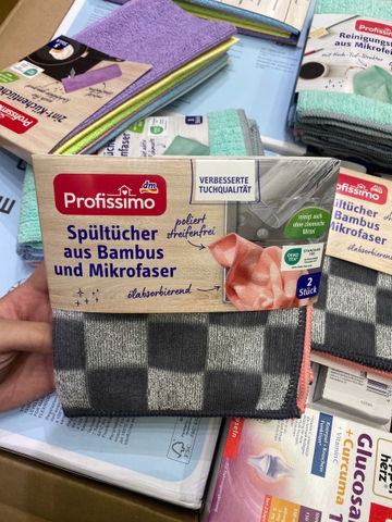 Khăn lau bếp Prof Spultucher aus Bambus und Mikrofaser (set 2 chiếc)