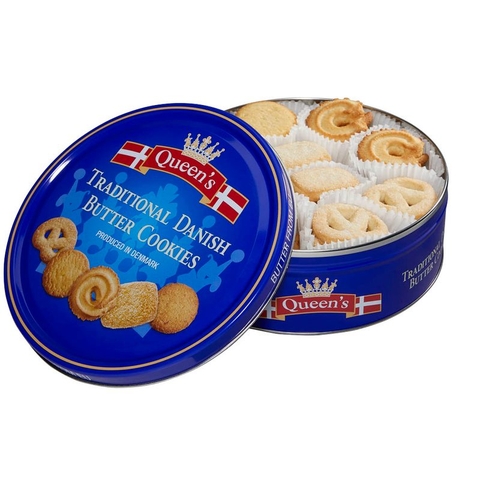 Hộp bánh quy Queen Danische cookies