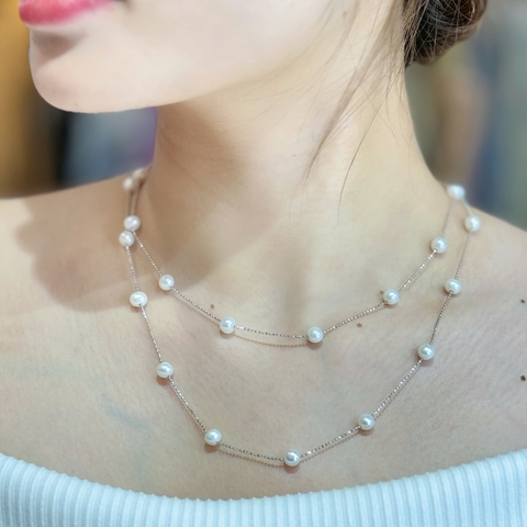 Vòng cổ ngọc trai nhí