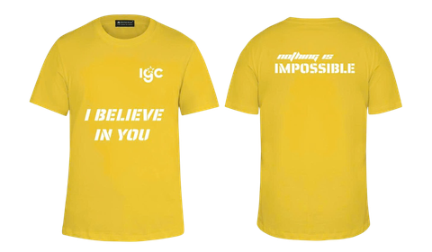 ÁO THUN - NOTHING IS IMPOSSIBLE - I BELIEVE IN YOU