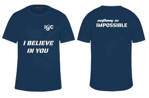 ÁO THUN - NOTHING IS IMPOSSIBLE - I BELIEVE IN YOU