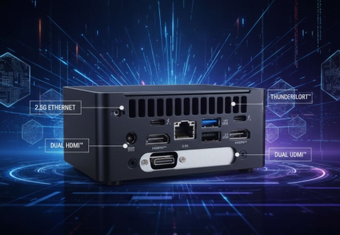 ASUS NUC 15 Pro: Chiếc Mini PC Cho Phép Mở Rộng Cổng Oculink Và LAN Tùy Chỉnh