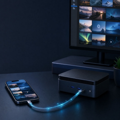 Cách chuyển file từ iPhone sang máy tính bằng cáp