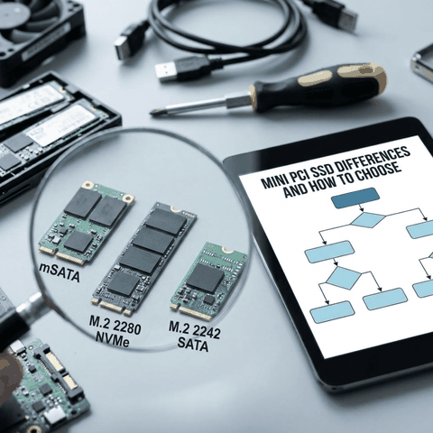 Mini PCI SSD Khác Biệt Và Cách Chọn