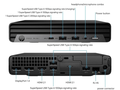 Mini PC HP Pro 400 G9 Intel Core i5 14500T UHD 770