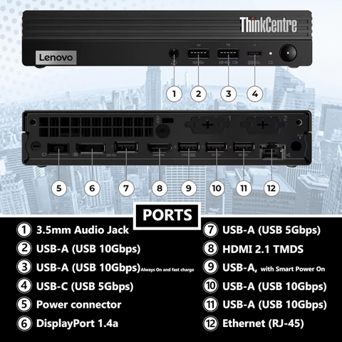 Mini PC Lenovo ThinkCentre M70q Gen 5 Tiny