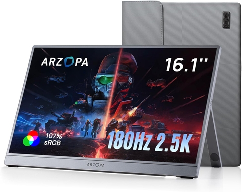 Màn hình di động ARZOPA Z3FC 16.1" IPS 180Hz 2.5K 107% sRGB HDR Hàng chính hãng