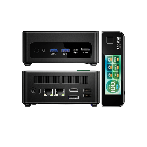 Mini PC AOOSTAR GEM12+ PRO - Ryzen 7 8845HS - Radeon 780M