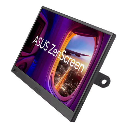 Màn hình di động ASUS ZenScreen MB169CK - 15.6inch, Full HD, IPS, hai cổng USB Type-C, Khử nhấp nháy, Bộ lọc ánh sáng xanh, Bề mặt chống chói, Chân đế 360°