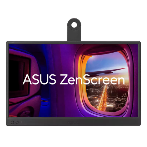 Màn hình di động ASUS ZenScreen MB169CK - 15.6inch, Full HD, IPS, hai cổng USB Type-C, Khử nhấp nháy, Bộ lọc ánh sáng xanh, Bề mặt chống chói, Chân đế 360°