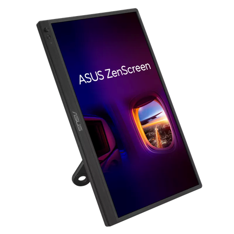 Màn hình di động ASUS ZenScreen MB169CK - 15.6inch, Full HD, IPS, hai cổng USB Type-C, Khử nhấp nháy, Bộ lọc ánh sáng xanh, Bề mặt chống chói, Chân đế 360°