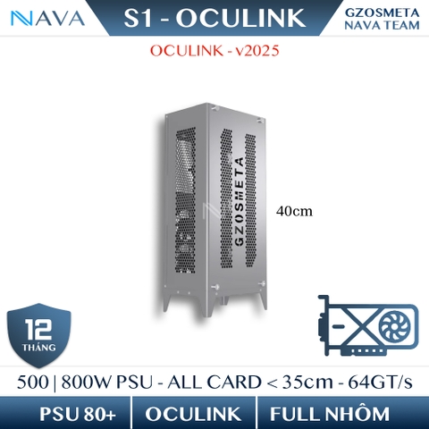 EGPU OSMETA NAVA S1 - S2 | Vỏ hoàn toàn bằng nhôm | Có thể kết nối với Thinkbook TGX