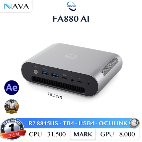 FEVM FA880 AMD R7 8845HS MiniPC Oculink | USB4