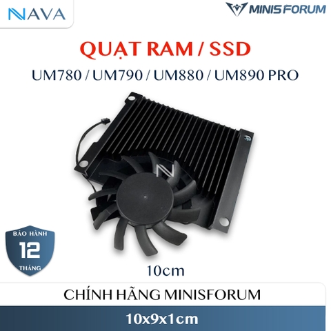 Fan・Quạt tản nhiệt ram và ssd thay thế cho Minisforum um780/um790 xtx um780/um790 pro um880/um890 pro