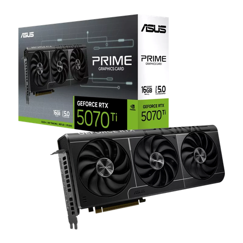 ASUS Prime GeForce RTX™ 5070 Ti 16GB GDDR7: Hiệu năng dẫn đầu, Thiết kế tinh gọn