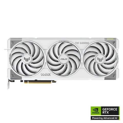 ASUS TUF Gaming GeForce RTX™ 5070 Ti 16GB White OC Edition TUF-RTX5070TI-O16G-WHITE-GAMING: Sắc Trắng Tinh Tế, Bền Bỉ Chuẩn Quân Sự