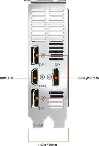 GIGABYTE GeForce RTX 5060 OC Low Profile 8G, 8GB 128-bit GDDR7, PCIe 5.0, hỗ trợ xuất 4 màn, GV-N5060OC-8GL