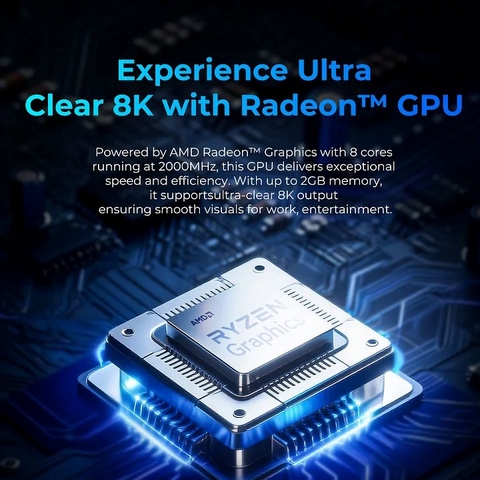 Mini PC GMK M5 Ultra Ryzen 7 7730U DDR4 NVMe Wifi 6E nhỏ gọn hiệu năng cao tiết kiệm điện