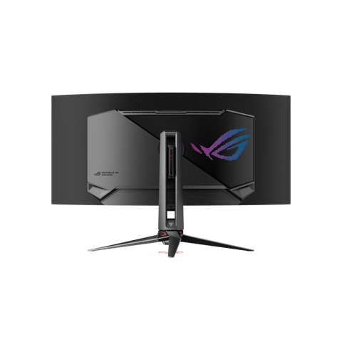 Màn hình chơi game ROG Swift OLED PG39WCDM tấm nền OLED cong 39-inch (3440x1440), tần số quét 240 Hz (trên 144Hz), thời gian phản hồi 0.03 ms, tương thích G-SYNC®, tản nhiệt tùy chỉnh, độ sáng đồng nhất, bộ chuyển đổi ROG Smart KVM, cổng Type-C 90 W, phần