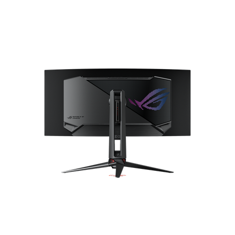 Màn hình chuyên game ROG Swift OLED PG34WCDM 34 inch (có thể xem 33,9 inch, 3440 x 1440) Tấm nền OLED cong 800R, 240 Hz, thời gian phản hồi 0,03 ms (GTG), tương thích G-SYNC®, tản nhiệt tùy chỉnh, độ sáng đồng đều, điều khiển thông minh ROG Smart KVM, Type-C® 90 W và điều khiển trung tâm ASUS DisplayWidget Center