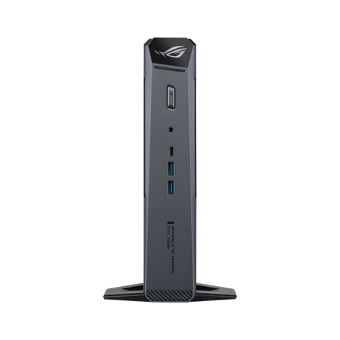 ASUS ROG GR70 Mini PC Gaming 2026 RTX 5070 LED Đậm Chất Futuristic, Tối Ưu Không Gian kết hợp giữa AMD và NVIDIA