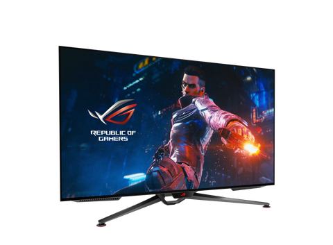 ROG Swift OLED PG42UQ – 41,5 inch, 4K, OLED, 138Hz (ép xung), 0,1 ms (GTG), tương thích G-SYNC® , lớp phủ chống chói dạng vi cấu trúc