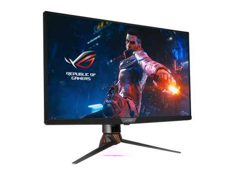 Màn hình chơi game ROG SWIFT PG32UQX NVIDIA® G-SYNC® Ultimate - 32 inch 4K UHD (3840 x 2160), 144 Hz, IPS, mini LED, local dimming, công nghệ Quantum Dot, DisplayHDR™ 1400