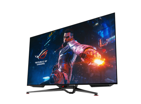 ROG Swift OLED PG42UQ – 41,5 inch, 4K, OLED, 138Hz (ép xung), 0,1 ms (GTG), tương thích G-SYNC® , lớp phủ chống chói dạng vi cấu trúc
