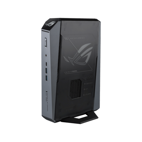 ASUS ROG GR70 Mini PC Gaming 2026 RTX 5070 LED Đậm Chất Futuristic, Tối Ưu Không Gian kết hợp giữa AMD và NVIDIA