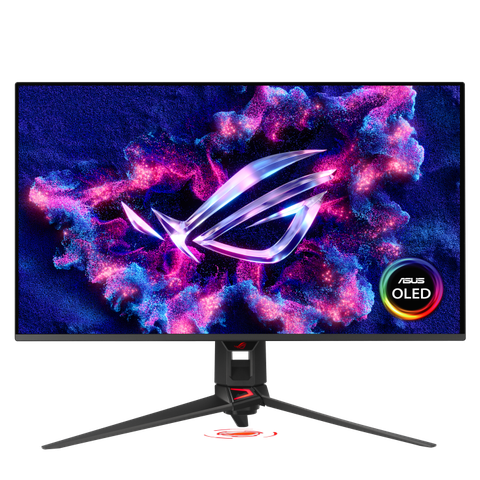 Màn hình chơi game ROG Swift OLED PG32UCDMR 32 inch (31,5 inch vùng nhìn hiển thị), tấm nền QD-OLED 4K (3840 x 2160), tần số quét 240 Hz, thời gian phản hồi 0,03 ms (GTG), tương thích G-SYNC® OLED Care Pro, cổng Type-C® 90 W, phần mềm ASUS DisplayWidget Center và DisplayPort™ 2.1a UHBR20 (băng thông đầy đủ 80Gbps).