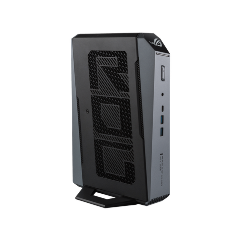 ASUS ROG GR70 Mini PC Gaming 2026 RTX 5070 LED Đậm Chất Futuristic, Tối Ưu Không Gian kết hợp giữa AMD và NVIDIA