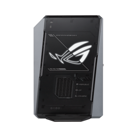 ASUS ROG GR70 Mini PC Gaming 2026 RTX 5070 LED Đậm Chất Futuristic, Tối Ưu Không Gian kết hợp giữa AMD và NVIDIA