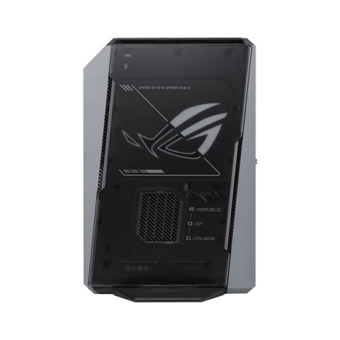ASUS ROG GR70 Mini PC Gaming 2026 RTX 5070 LED Đậm Chất Futuristic, Tối Ưu Không Gian kết hợp giữa AMD và NVIDIA