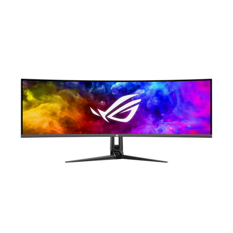 ROG Swift OLED PG49WCD 49 inch (5120x1440) Tấm nền QD-OLED cong, 144 Hz, thời gian phản hồi 0,03 ms (GTG), G-SYNC® compatible