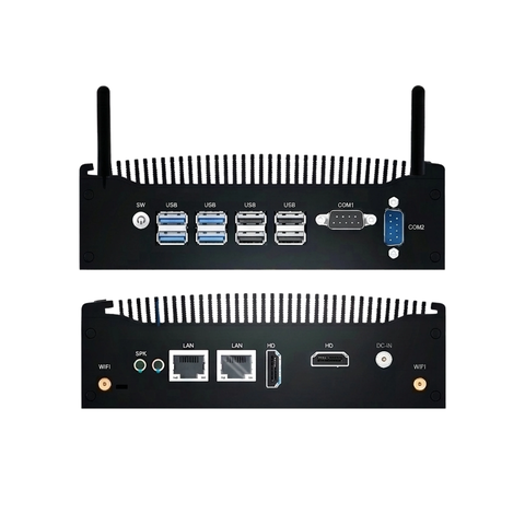 Mini PC công nghiệp không quạt HYSTOU H7 - Core i5-8350U