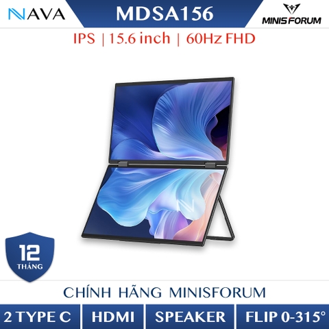 MINISFORUM MDSA156 màn hình kép di động 15,6 inch | Màn hình mở rộng máy tính xách tay