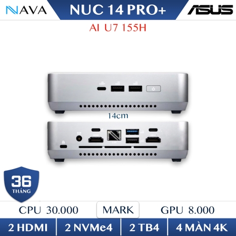 Mini PC ASUS NUC 14 Pro Plus RNUC14RVSU700001I (Ultra 7 155H, Arc Graphics)