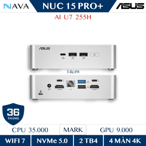 Mini PC ASUS NUC 15 Pro Plus RNUC15CRSU700000I Ultra 7 255H