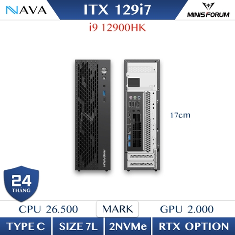 Gaming ITX Minisforum 129i7 RTX 4060 i9 -12900HK Máy tính PC chơi game AAA 3A