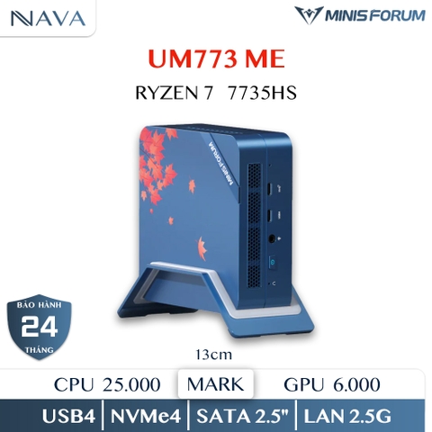 [4 Màu] Minisforum UM773 R7 7735HS