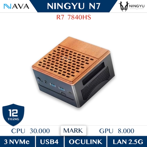 Mini PC NINGYU N7 - Ryzen 7 7840HS - RAM 32GB