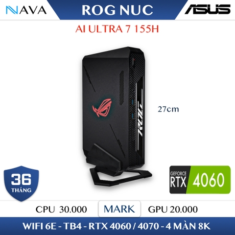 Mini PC ASUS ROG NUC 970 INTEL Core Ultra 7 - RTX 4060 8GB RNUC14SRKU7168A1I