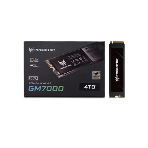 Ổ cứng SSD ACER PREDATOR GM7000 PCIe Gen4 x4 NVMe M.2 GM7000 Bảo Hành 5 Năm Chính Hãng VN