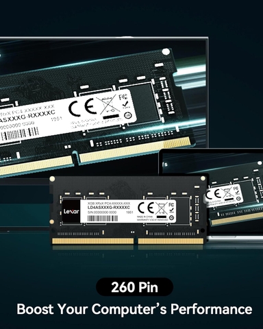 RAM LEXAR DDR5 Sodimm 4800MT/s dùng cho Mini PC, Laptop