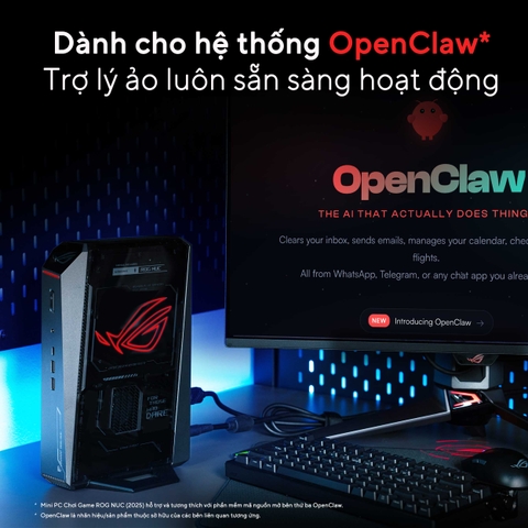ASUS ROG NUC 2025 RNUC15JNK9X289A0 Core™ Ultra 9 275HX Series 2 ARL-HX RTX 5080