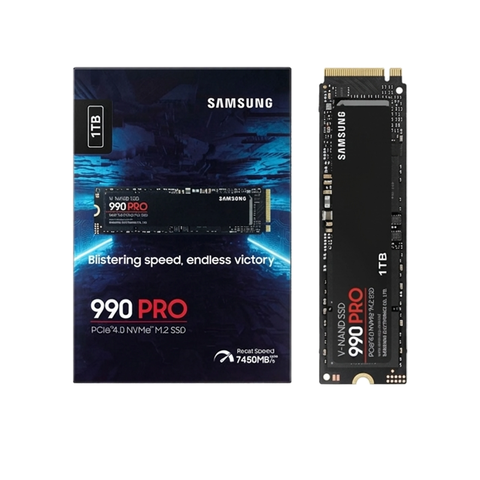 SSD 1TB SAMSUNG 990 PRO Đọc 7450MB/s ghi 6900MB/s NVMe 2280 (PCIe 4.0 x4)