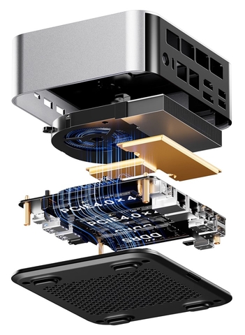 Mini PC AOOSTAR MACO R7 H255 io