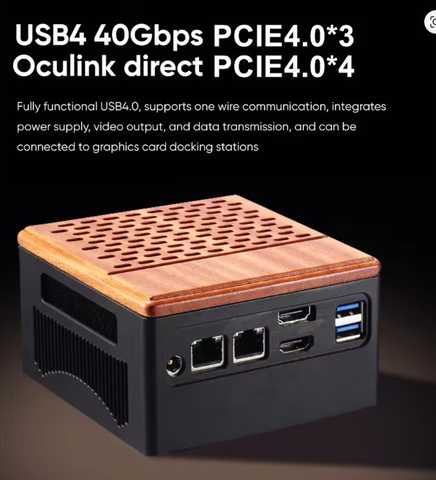 Mini PC NINGYU N7 R7 7840HS 32GB LPDDDR5X 7500Mhz