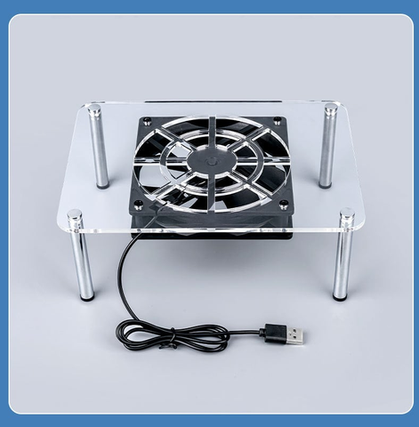 Đế Tản Nhiệt Mini PC Trong Suốt Dành Cho MiniPC, Router, Laptop